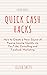 Quick Cash Hacks: How to Cr...