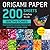 Origami Paper 200 sheets Bi...