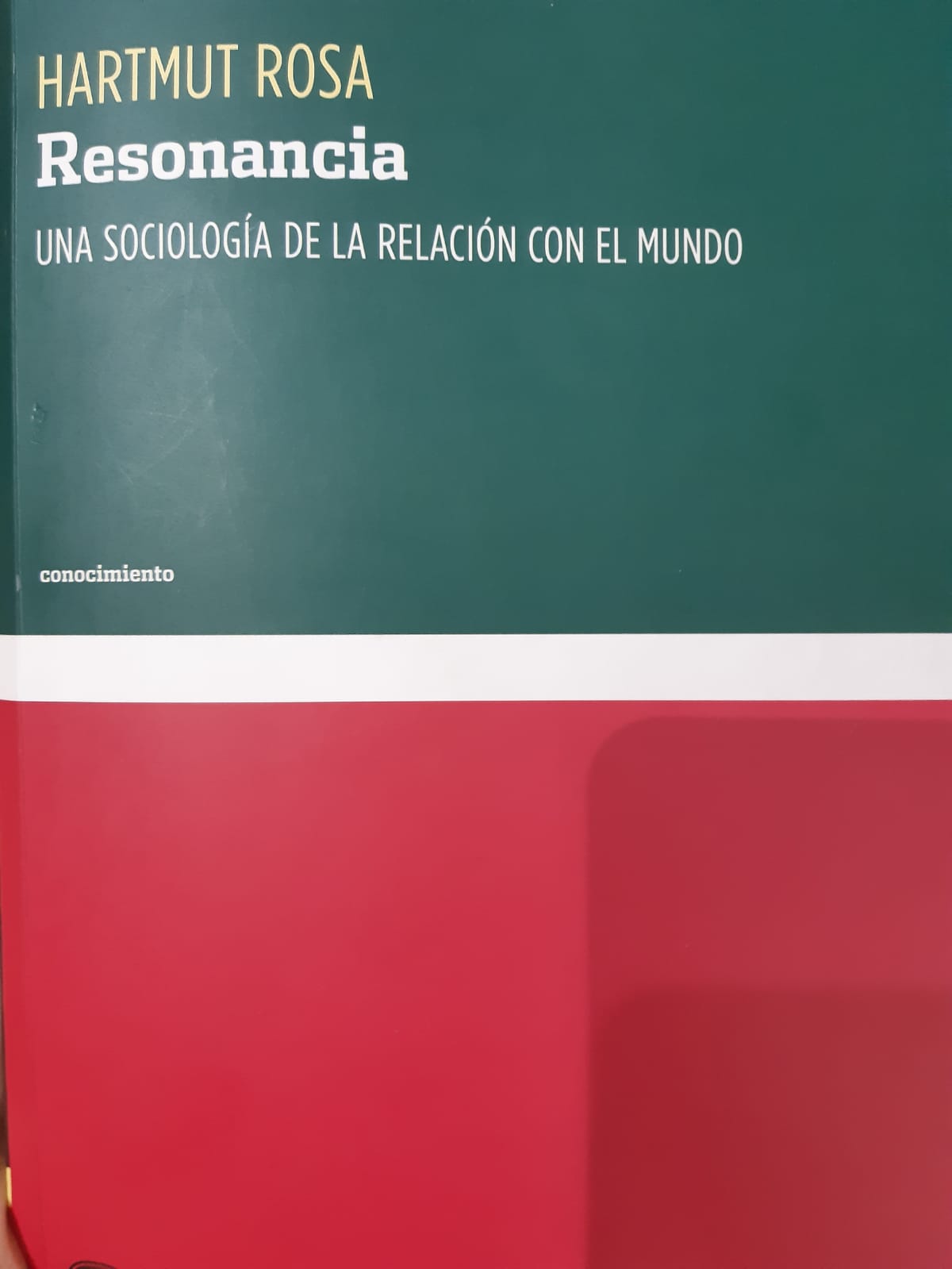 Resonancia: una sociología de la relación con el mundo