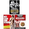 Dottir [Hardcover], Get Lean And Strong, Bodybuilding Cookbook Ripped Recipes 3 Books Collection Set