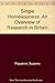 Single homelessness: An overview of research in Britain