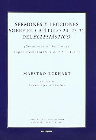 Sermones y lecciones sobre el capítulo 24, 23-31 del Eclesiástico