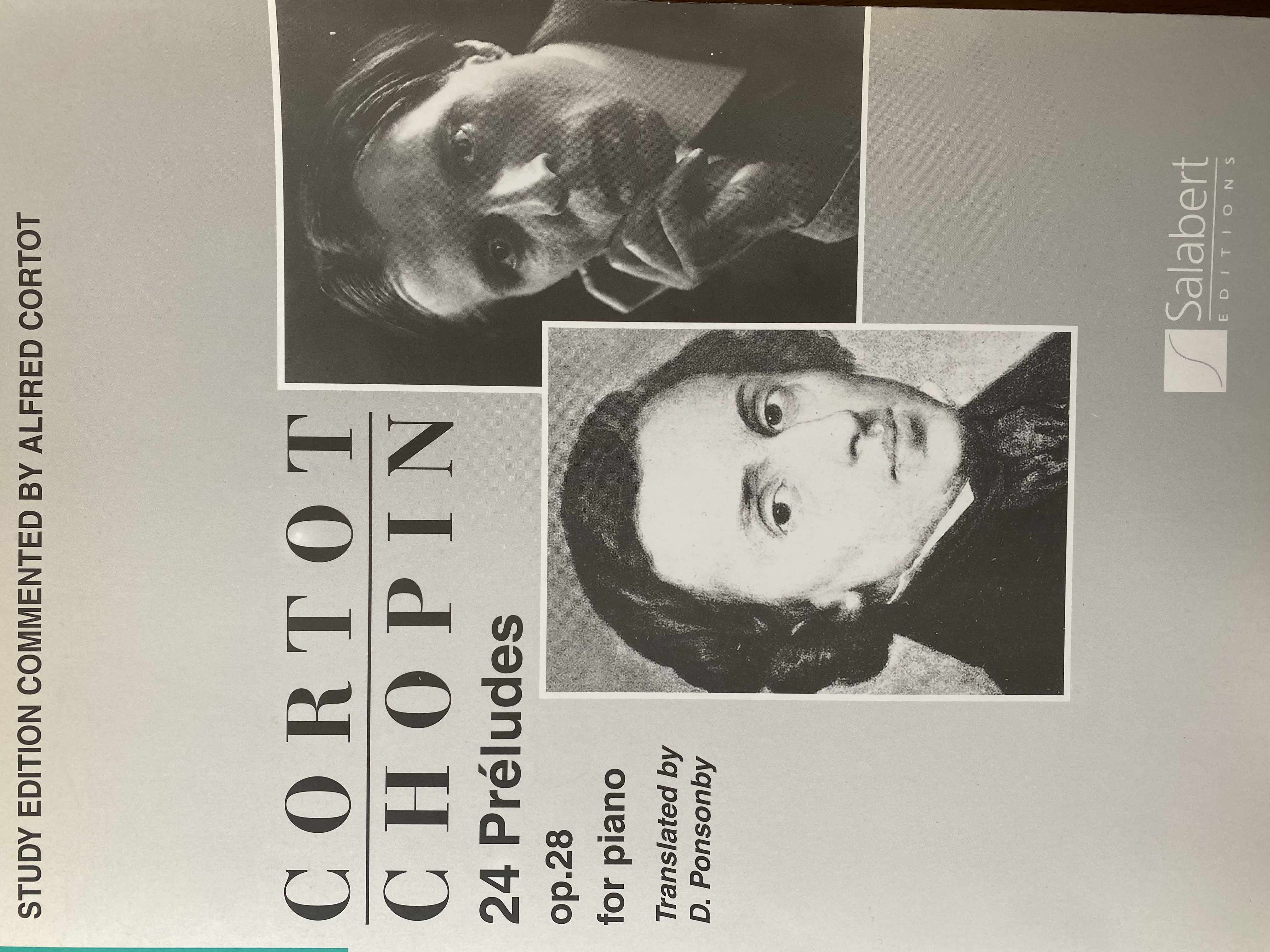 Chopin 24 Preludes op. 28 for piano. Edited by Cortot (Paperback)
