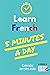 Learn French 5 Minutes a day ! by Kidli Language