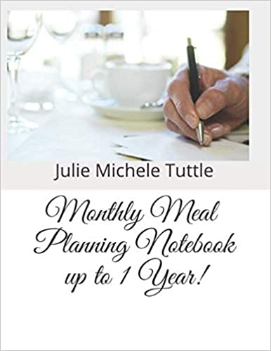 Monthly Meal Planing Notebook up to 1 Year!