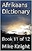 Afrikaans Dictionary: Book ...