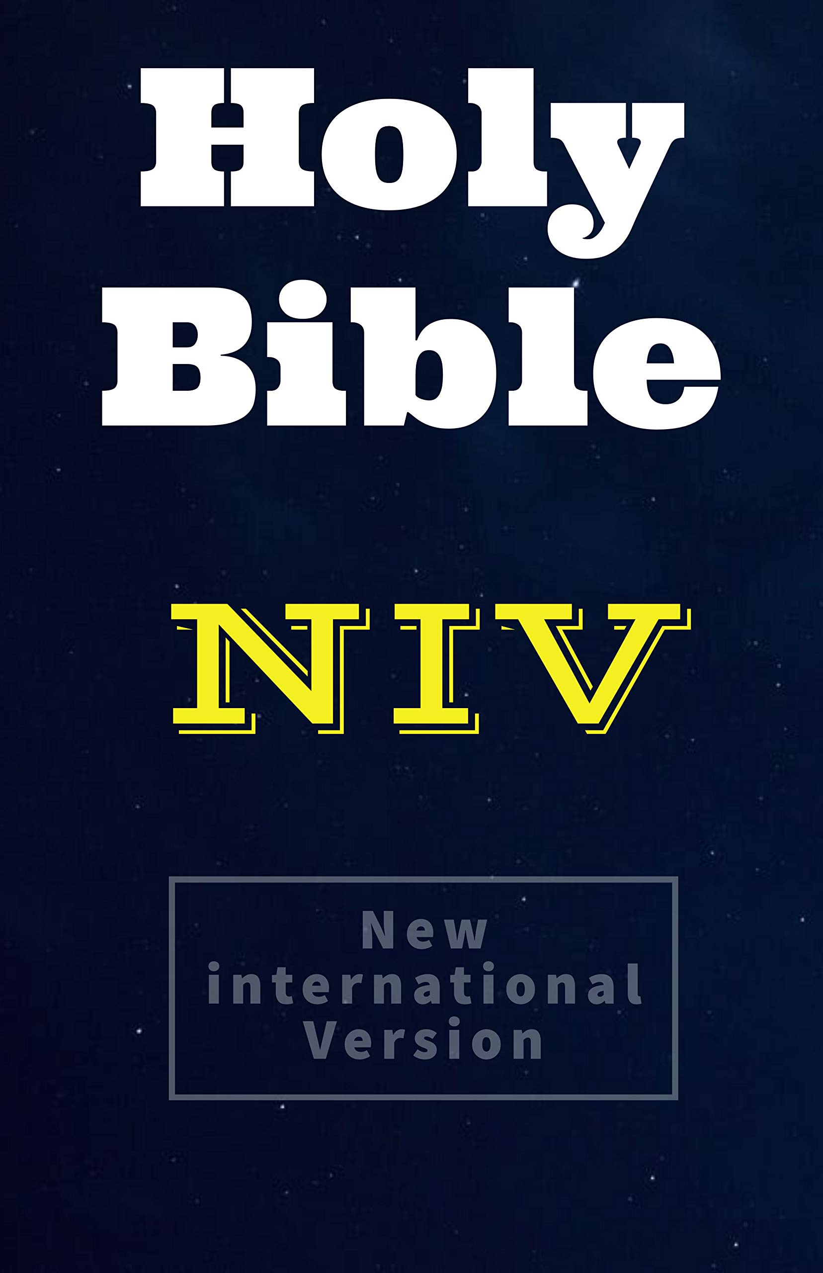 NIV Holy Bible, New International Version