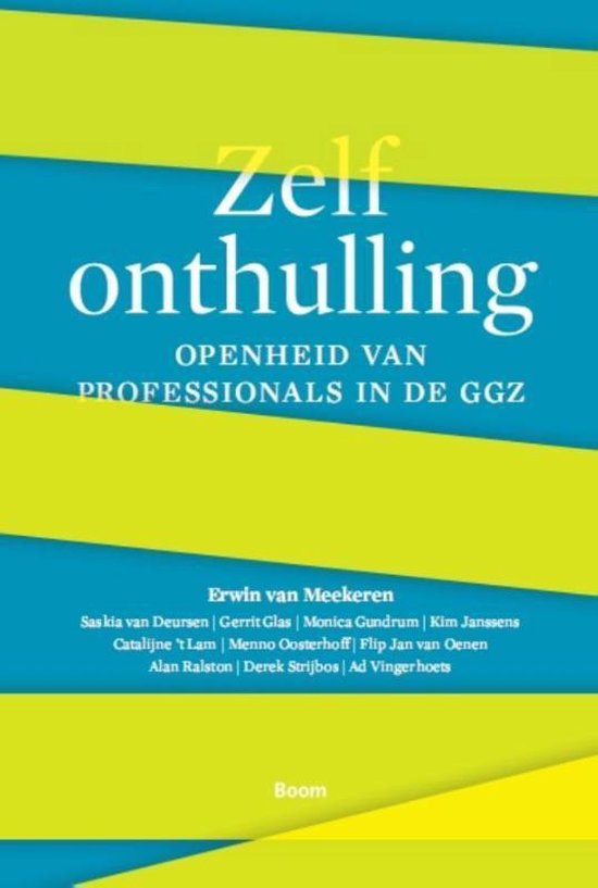 Zelfonthulling. Openheid van professionals in de GGZ