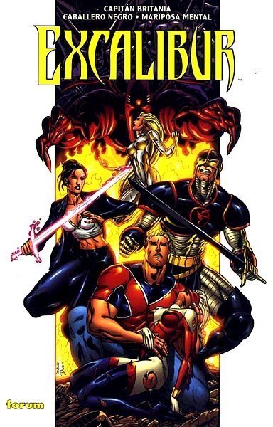 Excalibur: Capitán Britania · Caballero Negro · Mariposa Mental