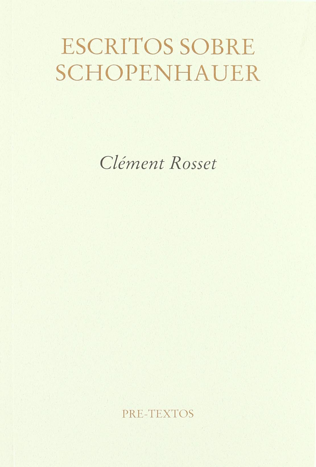 Escritos sobre Schopenhauer (Paperback)