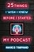 25 Things I Wish I Knew Before I Started My Podcast by Marco Timpano 25 Things I Wish I Knew Before I Started My Podcast by Marco Timpano