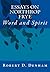 Essays on Northrop Frye: Wo...
