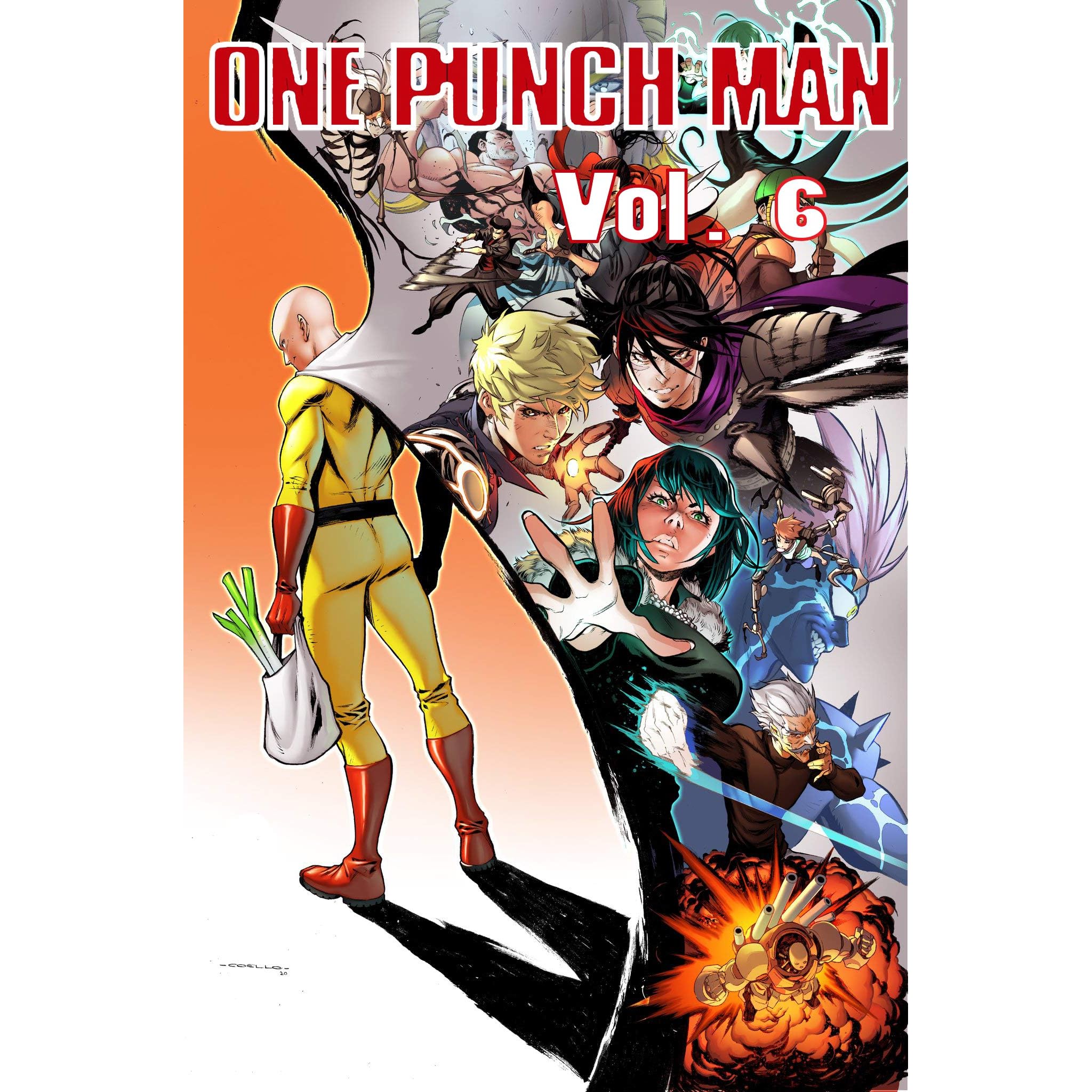 One Punch Man Full Series Manga Volume 6 By David Benson
