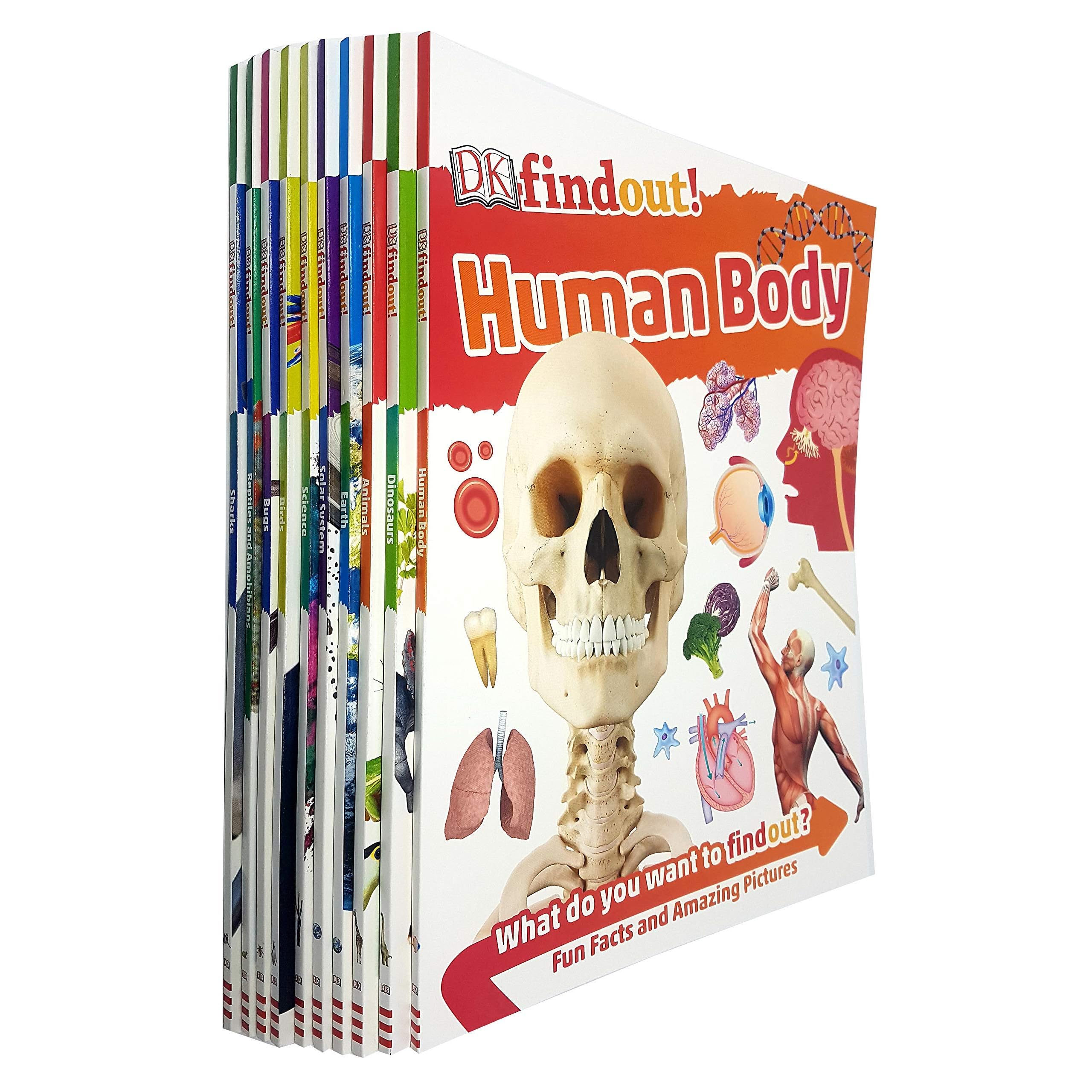 DK Findout! Series with Fun Facts and Amazing Pictures 10 Books Collection  Set by D.K. Publishing