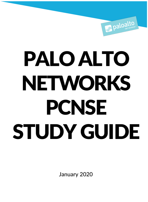 Palo Alto Networks Pcnse Study Guide