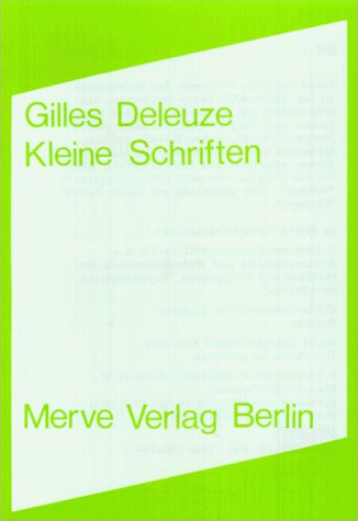 Kleine Schriften. (Paperback)