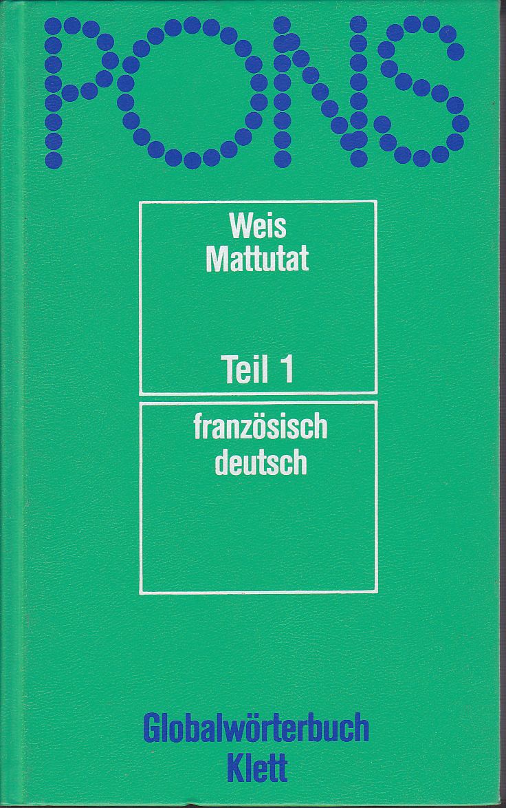 Pons Globalwörterbuch.: Deutsch-Französisch (Hardcover)