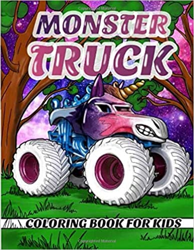 Monster Truck Coloring Book For Kids (Paperback)
