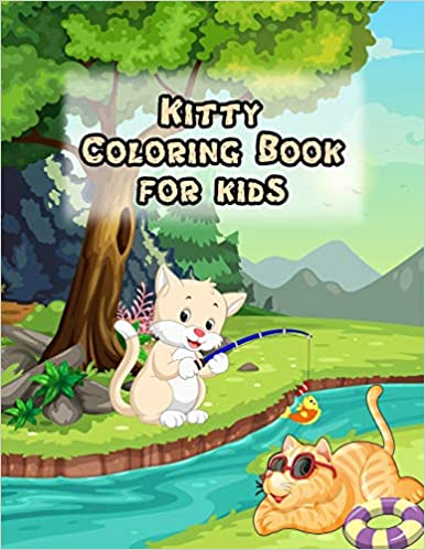 Kitty Coloring Book for Kids (Paperback)