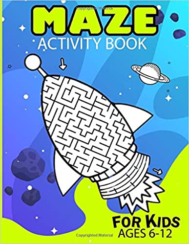 Maze Activity Book for Kids ages 6-12