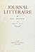 Journal littéraire: 1935-19...