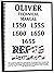 Oliver 1650 Service Manual ...