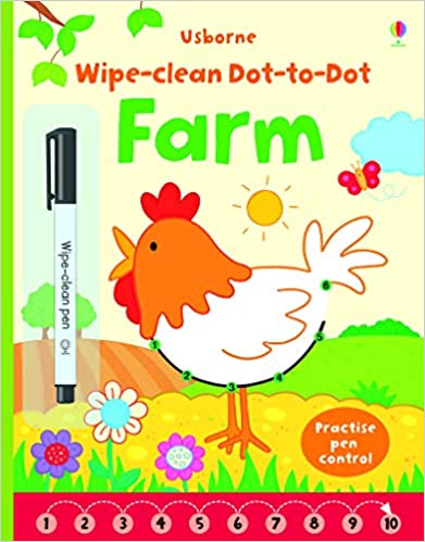 Wipe-Clean Dot-to-Dot - Farm