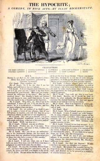 The Hypocrite: A Comedy (Unknown Binding)