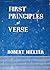 First Principles of Verse