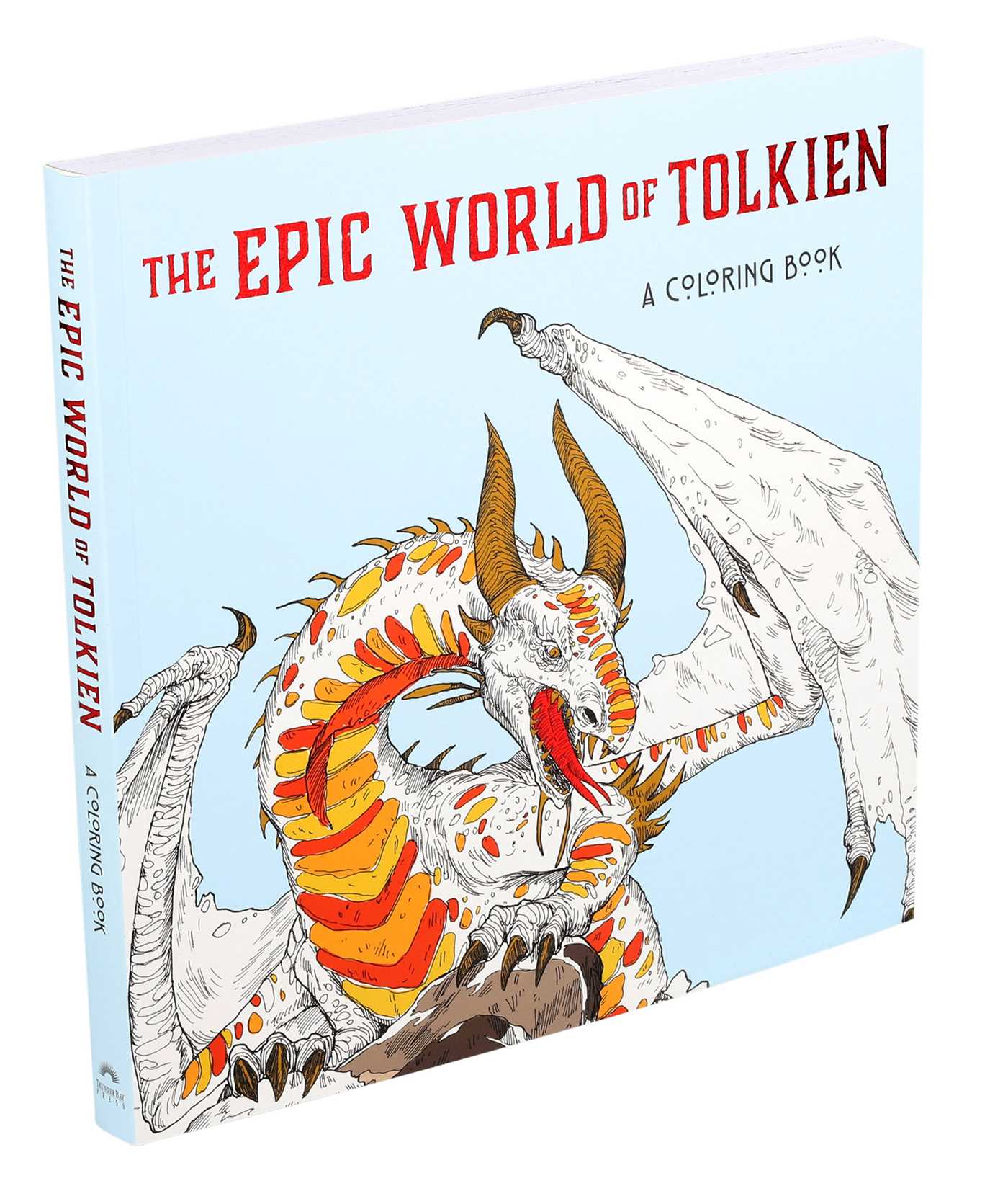 The Epic World of Tolkien: A Coloring Book (Paperback)