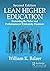 Lean Higher Education by William K Balzer