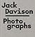 JACK DAVISON PHOTOGRAPHS /ANGLAIS by DAVISON JACK