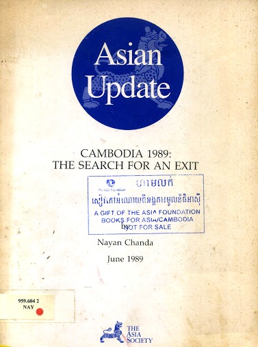 Cambodia 1989: The Search For An Exit