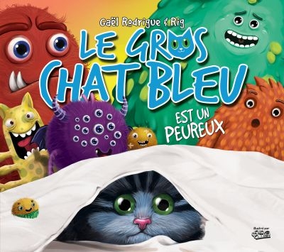 Le gros chat bleu est un peureux
