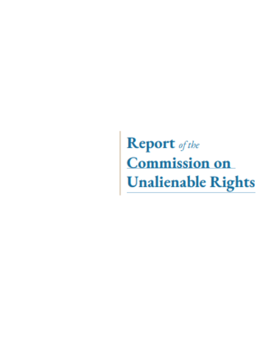 Report of the Commission on Unalienable Rights (ebook)
