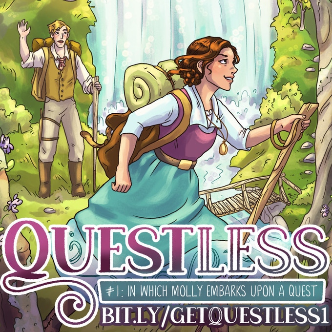 Questless: In Which Molly Embarks on a Quest (Questless, #1)