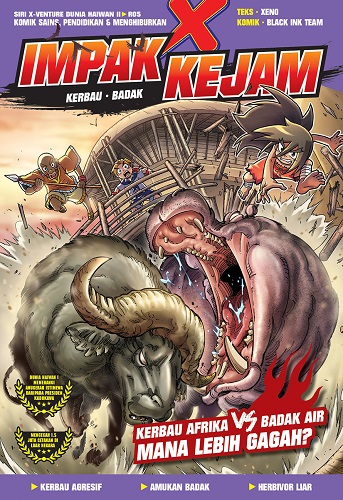 Siri X-Venture Dunia Haiwan II 05: Impak Kejam [Kerbau Afrika vs Badak Air: Mana Lebih Gagah?]