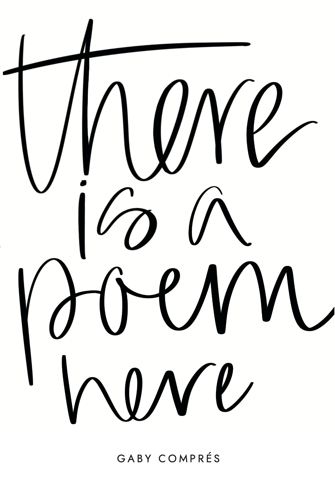 there is a poem here