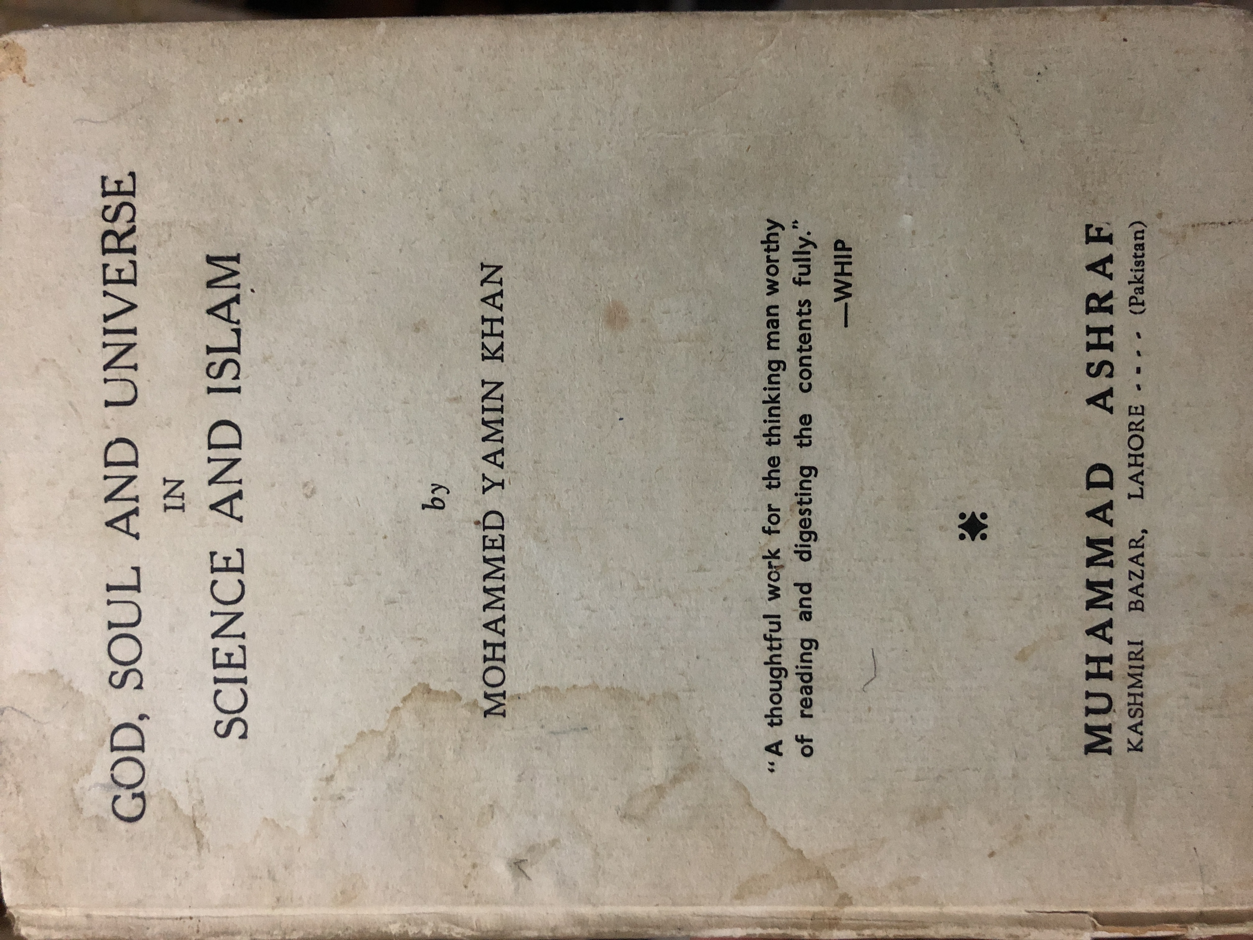 GOD,SOUL AND UNIVERSE IN SCIENCE AND ISLAM