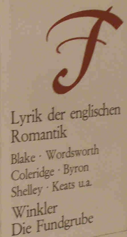 Lyrik der englischen Romantik