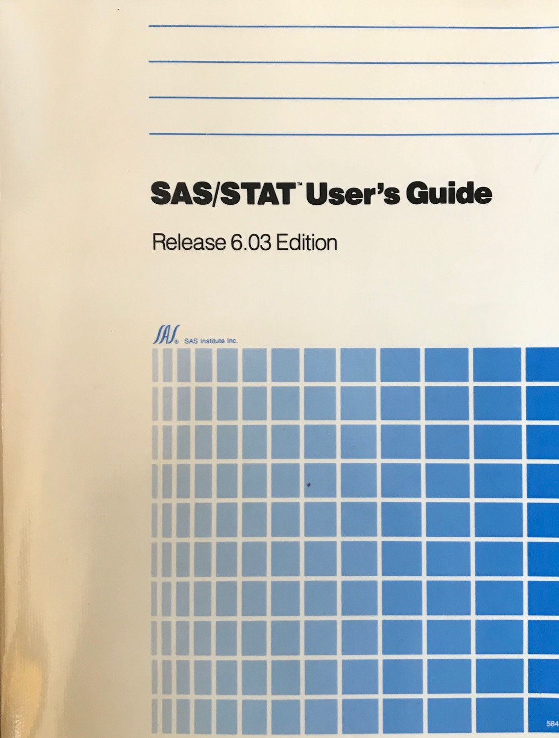 Sas-Stat User's Guide: Release 6.03 Edition (Paperback)