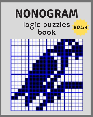 nonogram Logic Puzzles Book: train your brain be the master, Puzzles Bring You to Magic Images Worlds (Volume 4), AH.