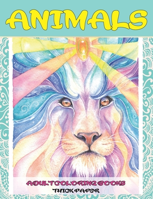 Adult Coloring Books Thick paper - Animals