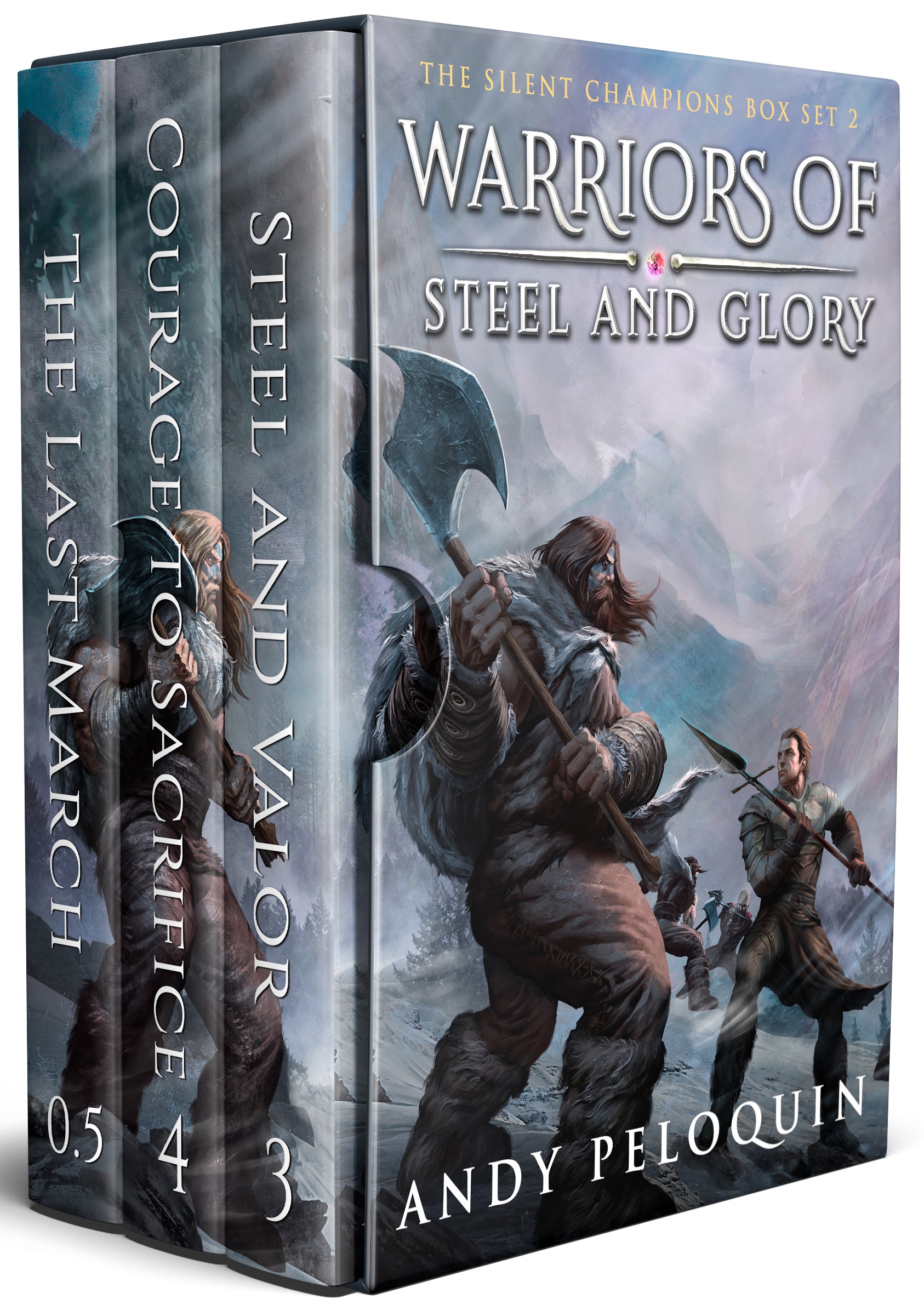 Warriors of Blood and Shadow: Boxed Set 2 (The Silent Champions, #3-4, 0.5)