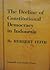 The Decline of Constitutional Democracy in Indonesia by Herbert Feith