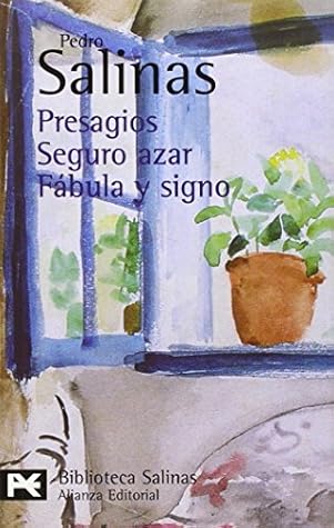 Capa do Livro Presagios / Seguro azar / Fábula y signo