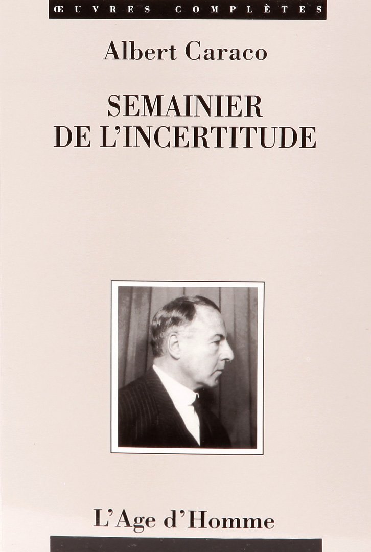 Semainier de l'incertitude