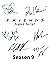 FRIENDS Singed Script Season 9