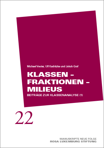 Klassen-Fraktionen-Milieus: Beiträge zur Klassenanalyse (1) (Manuskripte #22)