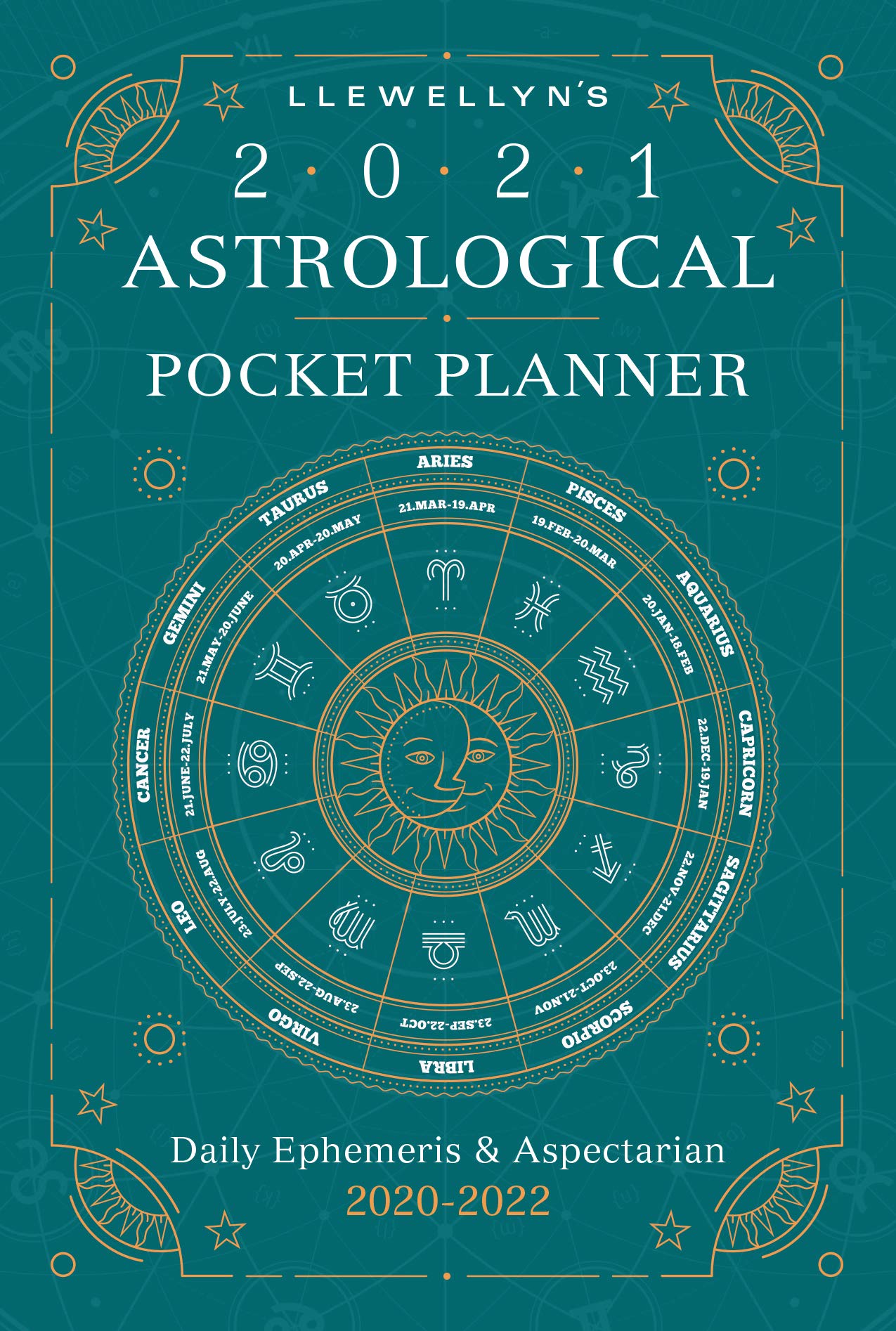 Llewellyn's 2021 Astrological Pocket Planner: Daily Ephemeris & Aspectarian 2020-2022 (Spiral-bound)